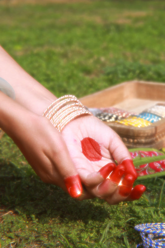 Narangi: Handcrafted Bangles (Set of 12)