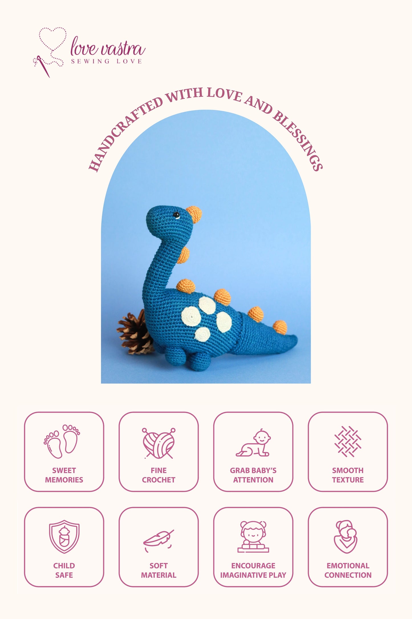 Dino Delight: Crochet Toys