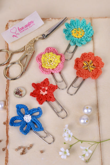 Rasik: Crochet Paper Clips (Set of 5)