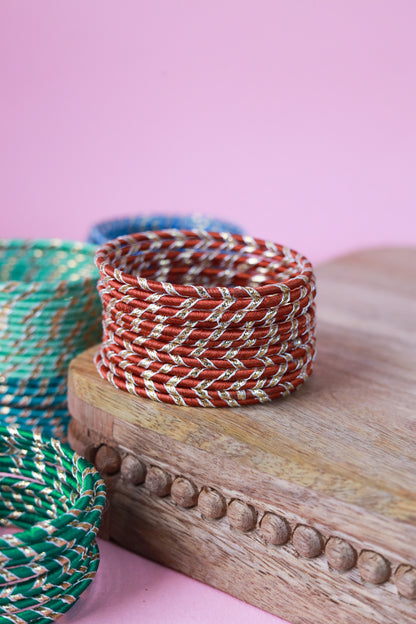 Teeja: Handcrafted Bangles (Set of 12)