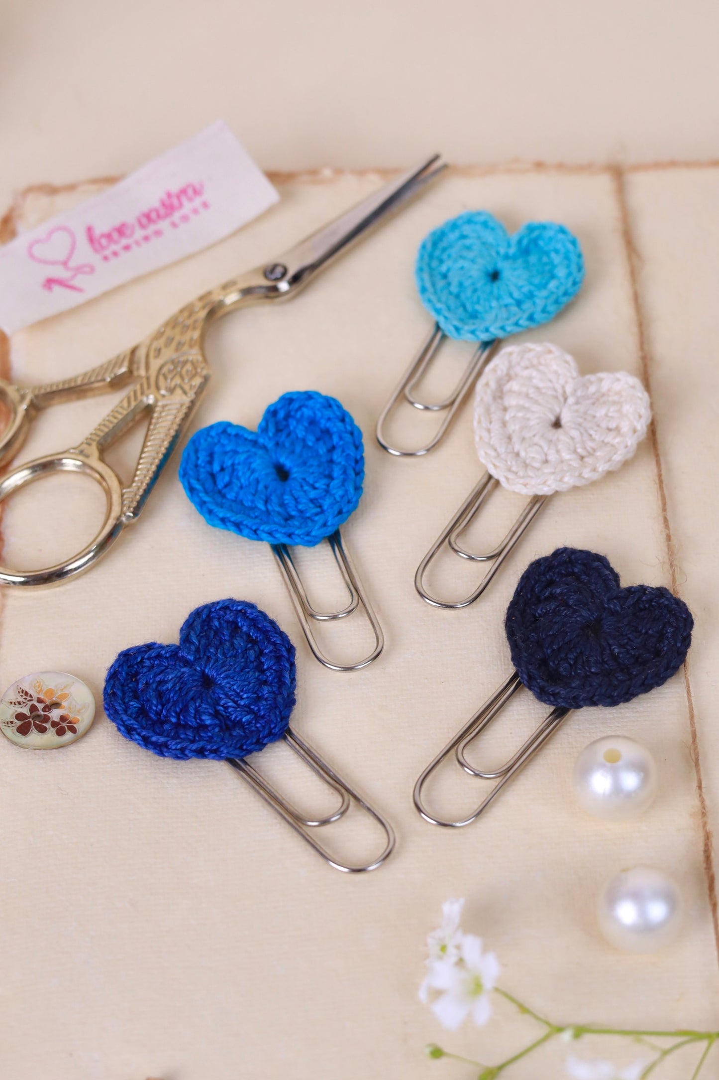 Dilbar: Crochet Paper Clips (Set of 5)