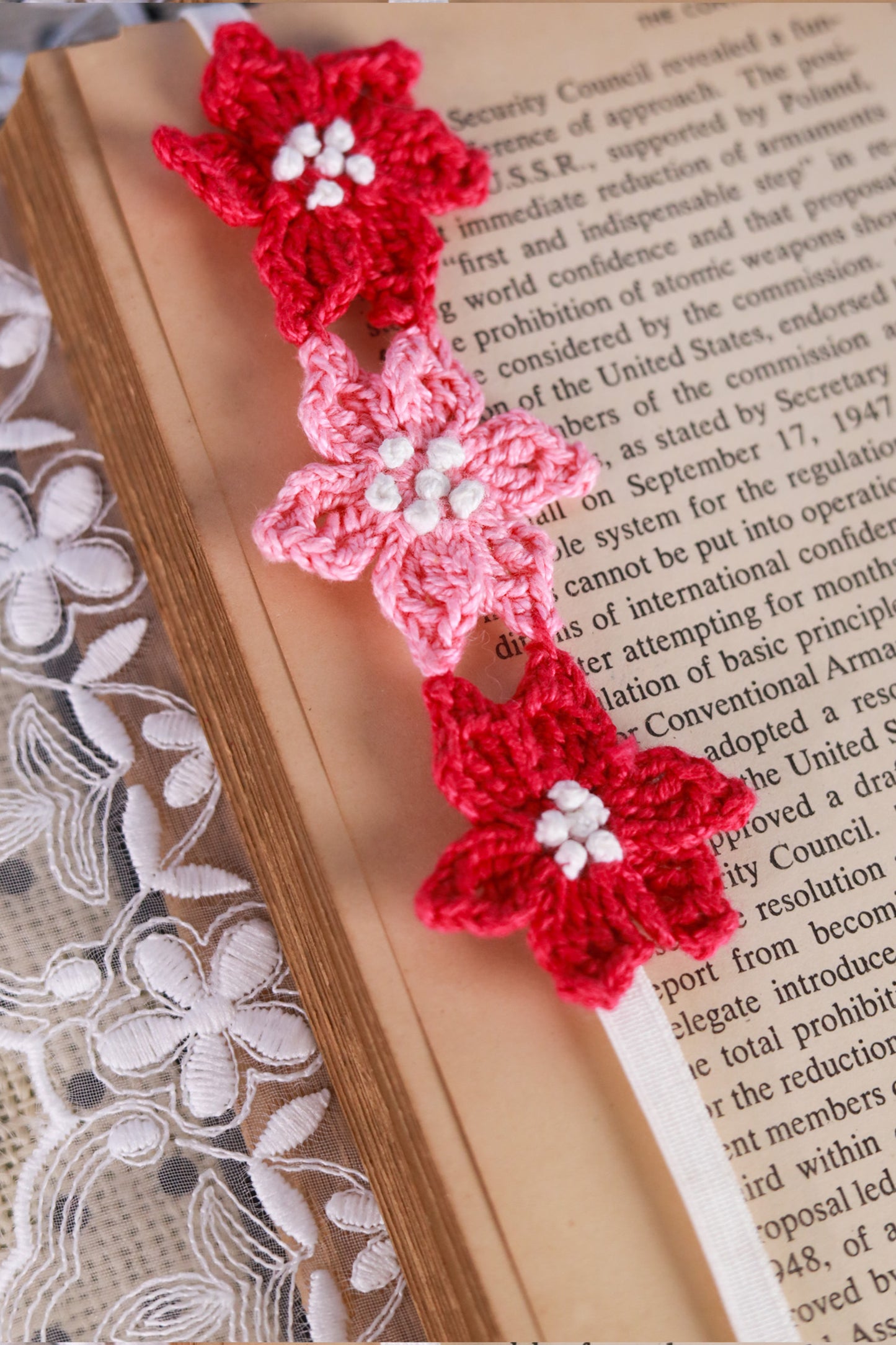 Gulbahar- Crochet Bookmark