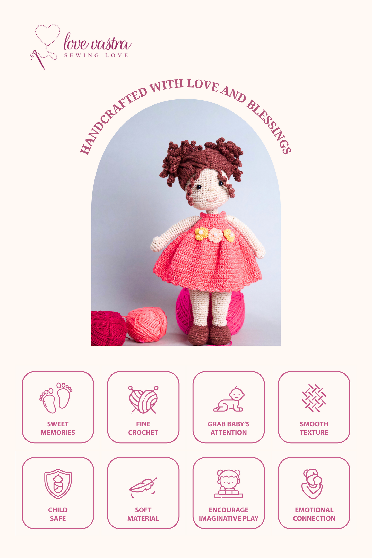 Lilly the Loving Doll: Crochet Toys